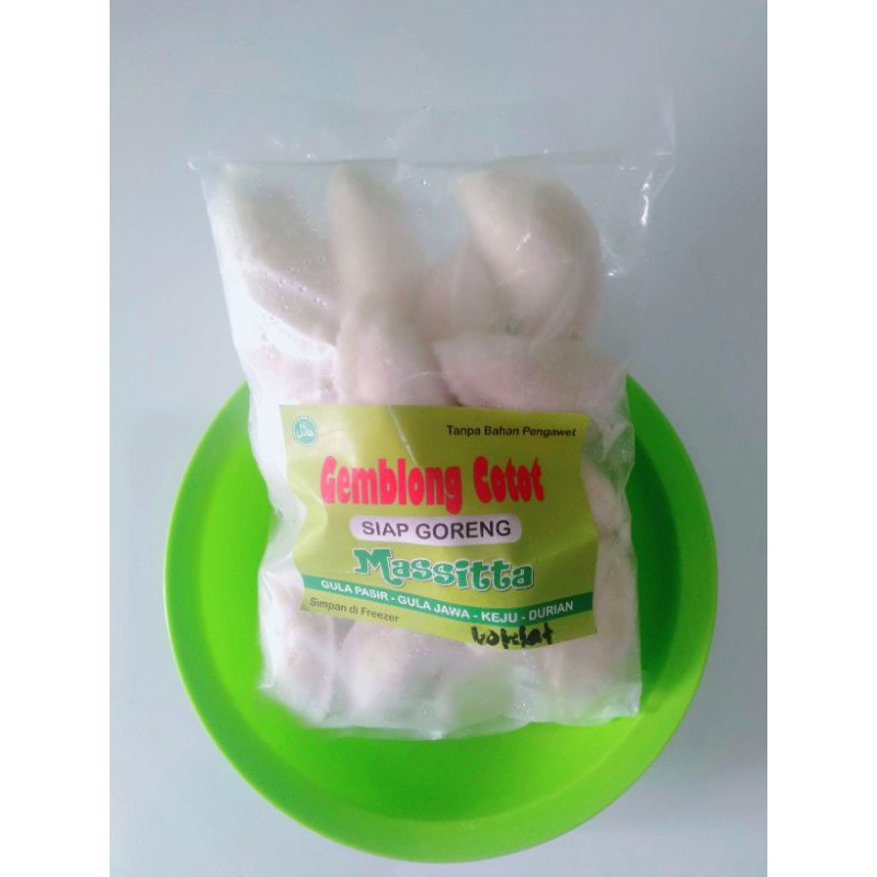 

Gemblong cotot rasa coklat