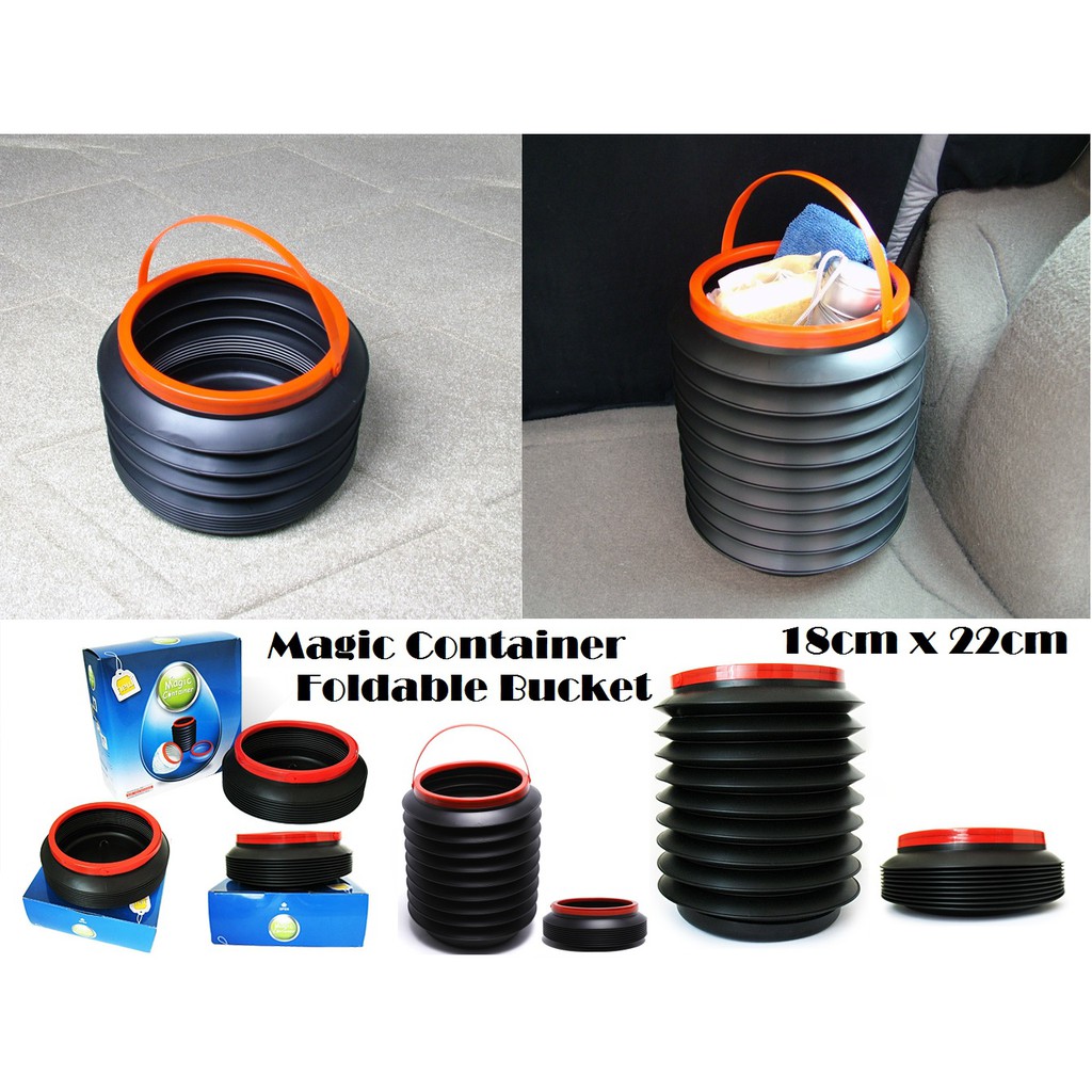 Promo Ember Lipat Plastik Magic Container Foldable Plastic Bucket B