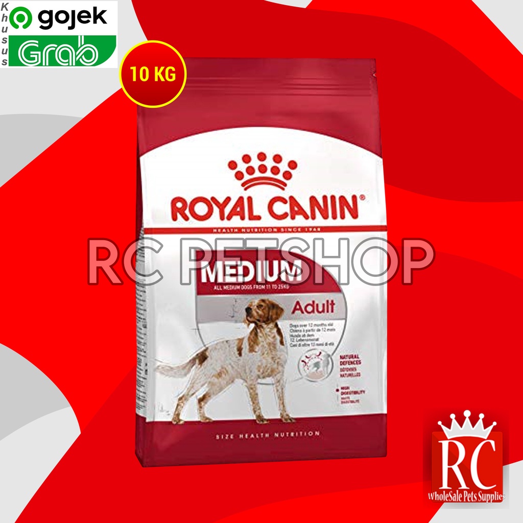 [GOSEND] Makanan Anjing Royal Canin Medium Adult 10 Kg