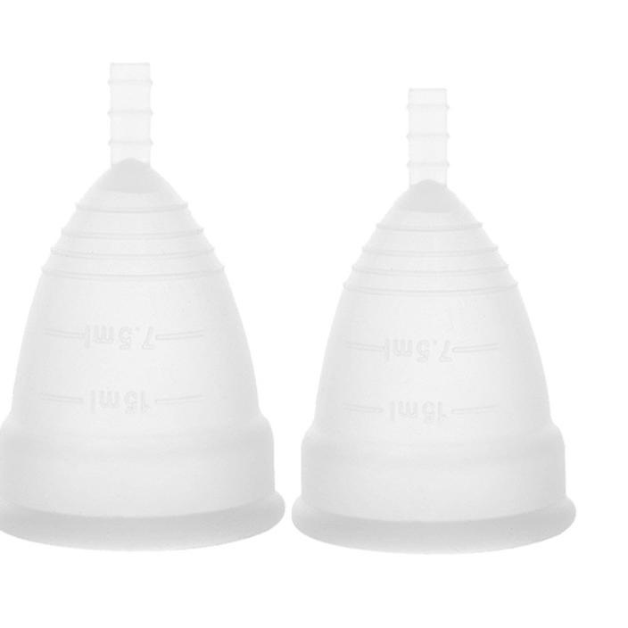【8KT】⊖ Menstrual Cup / Silikon Cup untuk Menstruasi 3 warna Tampon Pengganti Pembalut Softex Wanita