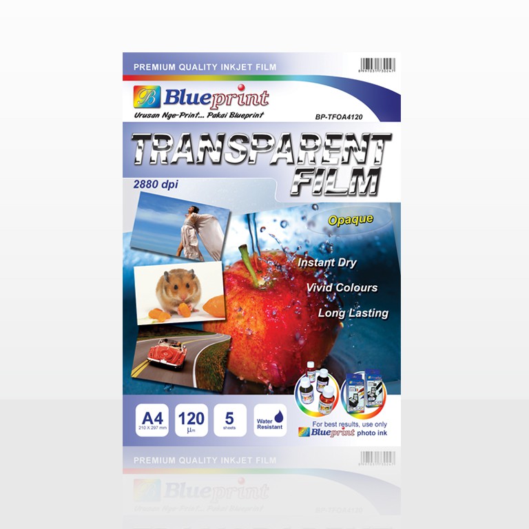 Jual Kertas Transparent Film ( Opaque ) BLUEPRINT A4 | Shopee Indonesia