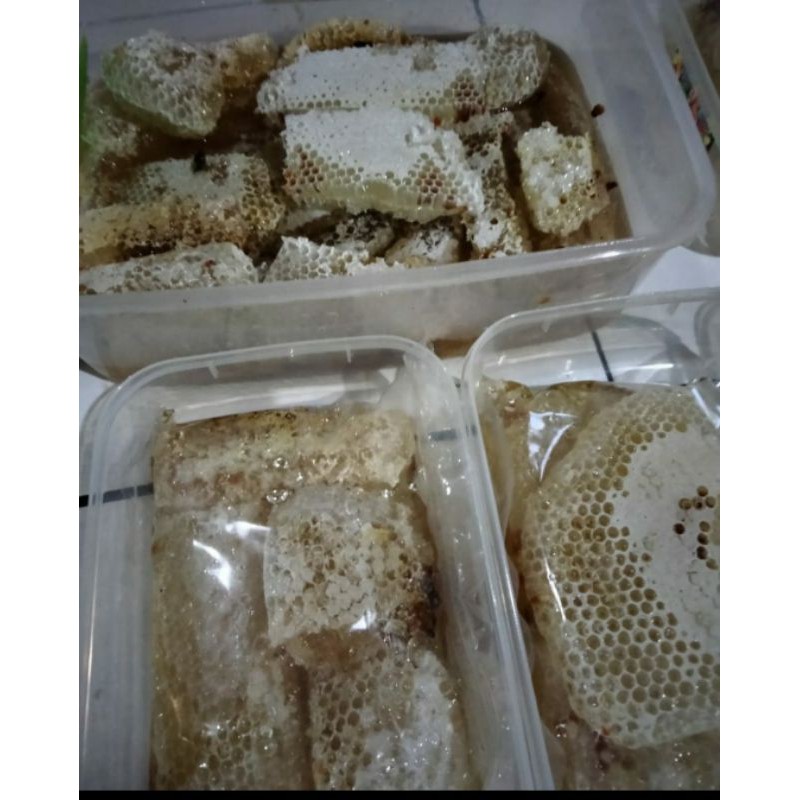 

sarang madu/sarang lebah liar/honey comb 500gram