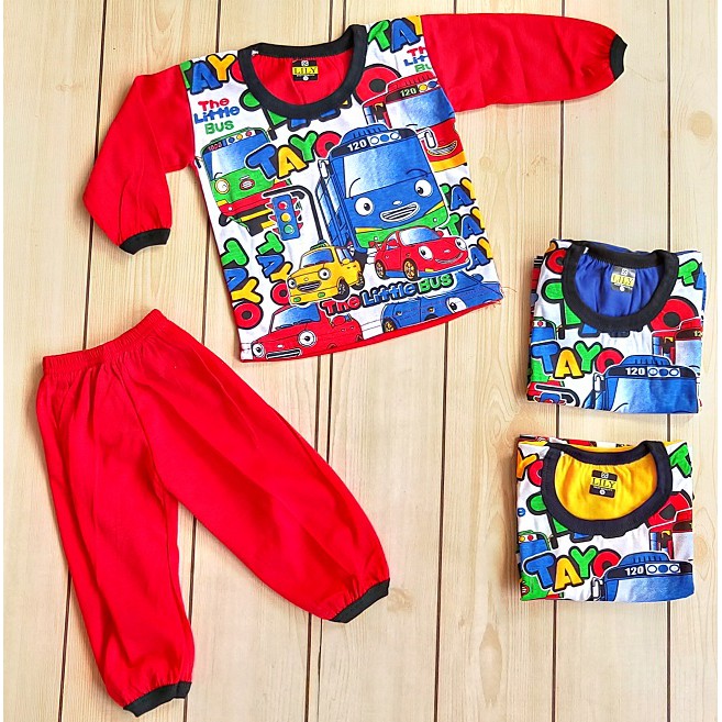 SETELAN ANAK LENGAN PANJANG KARTUN TAYO SUPERHERO LOL SETELAN ANAK LENGAN PANJANG KARTUN TAYO SUPERHERO LOL
