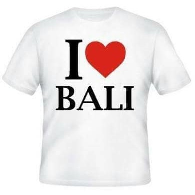 Kaos Tshirt Baju Combed 30S Distro I Love Bali