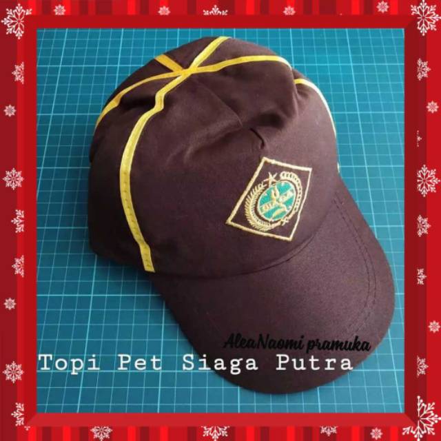 Topi Pramuka topi siaga putra bordir