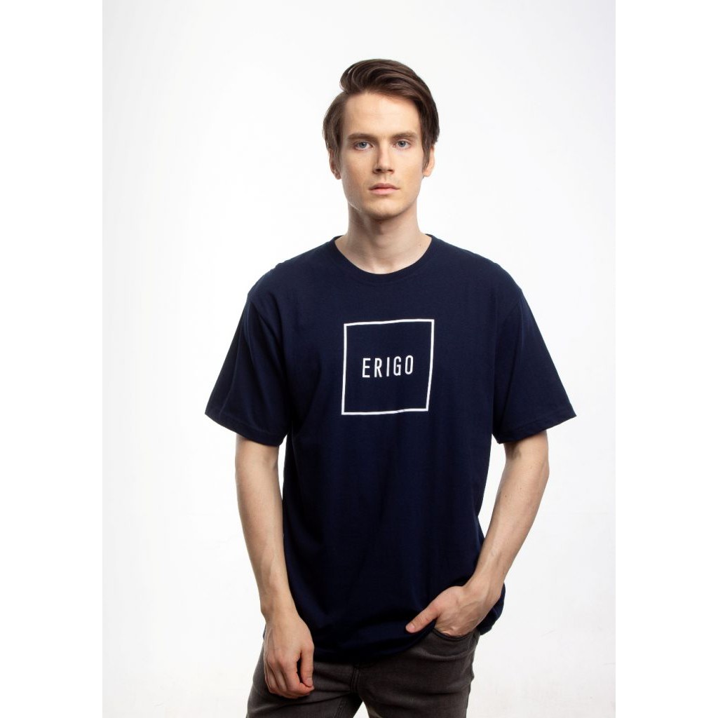 

Erigo T-shirt Box White Navy