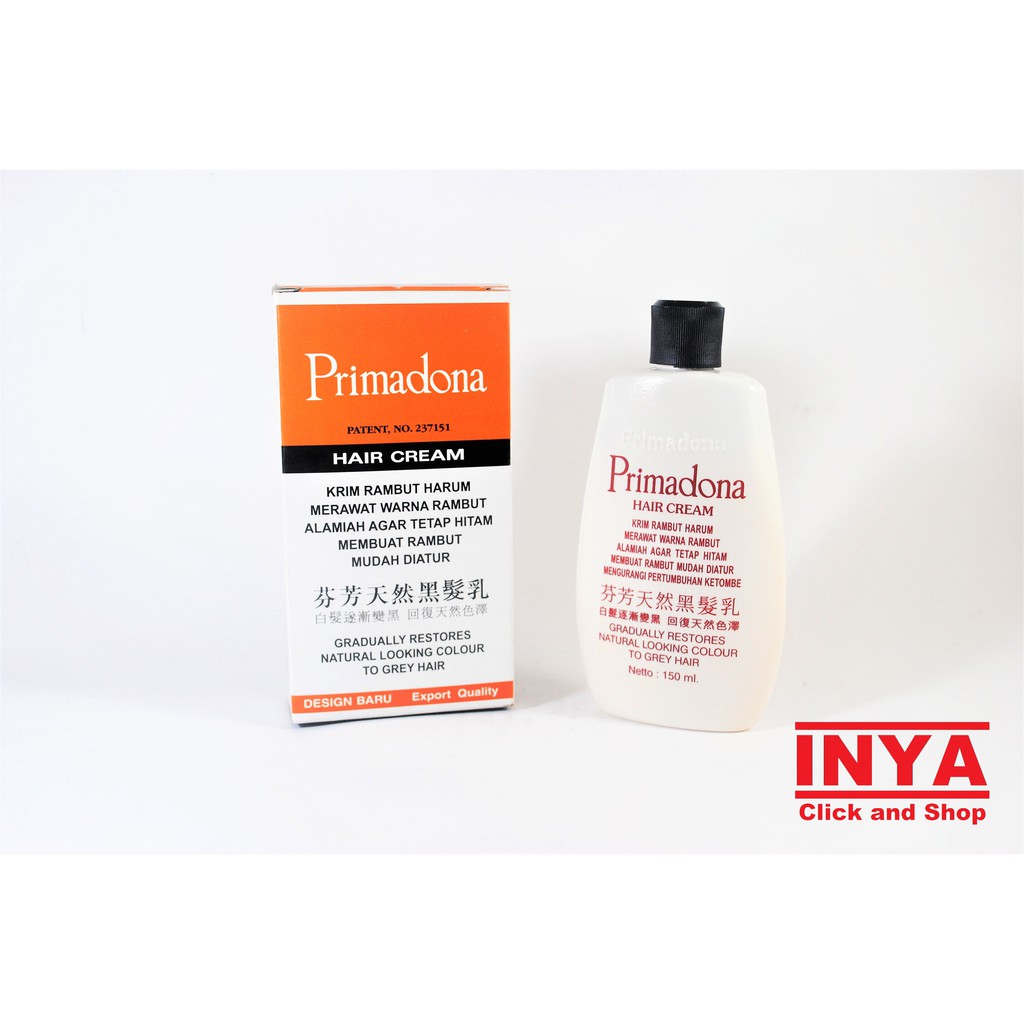 PRIMADONA HAIR CREAM 150ml EXPORT QUALITY - Krim Perawatan Rambut