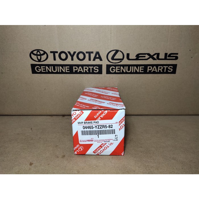 Brake Pad Kampas Rem Depan Fortuner Hilux 04465-YZZR5-82