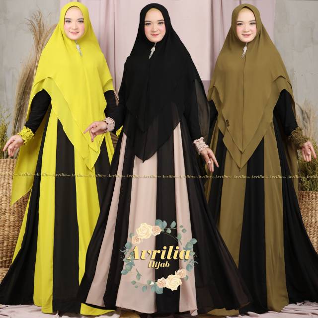 GAMIS CERUTI SET SYARI - TIARA SET BY AVRILIA