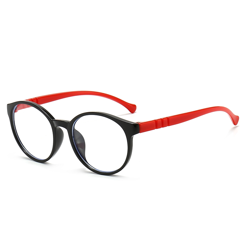 (YUZHU) COD Frame Kacamata Anti Radiasi Bulat Anak Colorful Flexible Frame Kacamata Anti Biru Komputer Eyeglasses