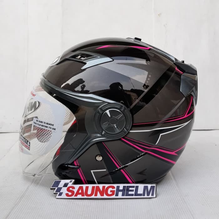 HELM NHK GLADIATOR HAWK BLACK PINK