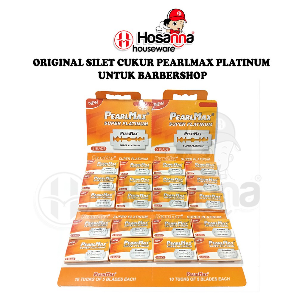 ORIGINAL SILET CUKUR PEARLMAX PLATINUM UNTUK BARBERSHOP-1