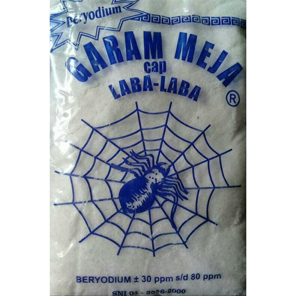 

Garam Meja Laba-Laba 500Gr