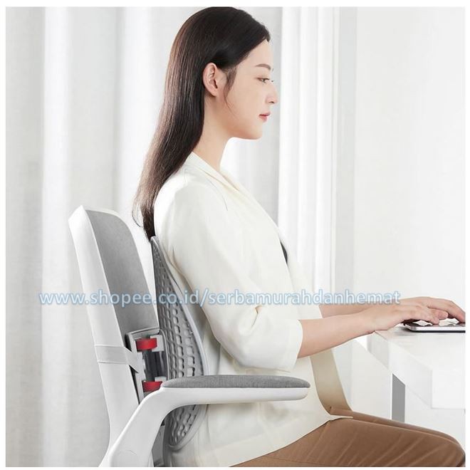 Alat Penopang Penyangga Punggung Kursi LEBAND Adjustable Ergonomic Back Support