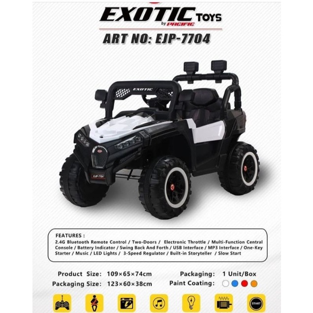 Mobil aki anak Jeep ejp.7704