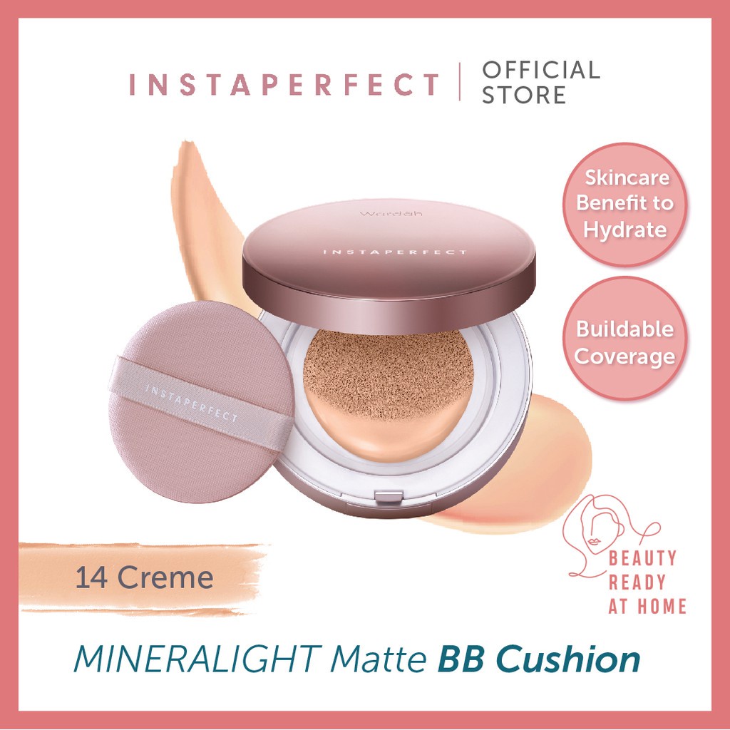 WARDAH INSTAPERFECT MINERALIGHT MATTE BB CUSHION SPF 50 PA++++ 15GR