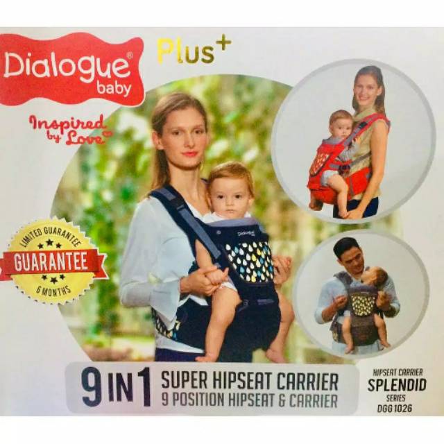 Gendongan Bayi DIALOGUE HIPSEAT CARRIER 9IN1 SPLENDID SERIES - DGG1026