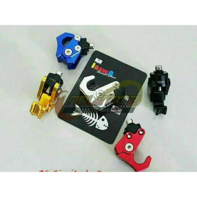 Gantungan barang Lipat Full cnc Motor Nmax Matic Lexi aerox Universal