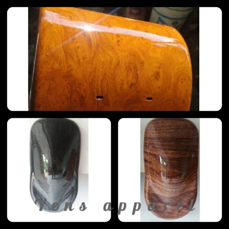 carbon celup wtp serat kayu/wtp carbon celup motif kayu