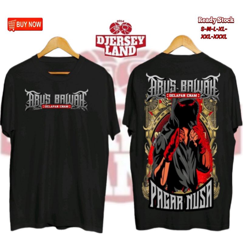 KAOS DISTRO PAGAR NUSA SABLON DEPAN BELAKANG