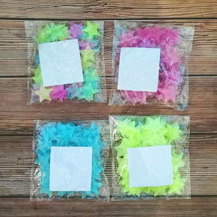 Stiker Bintang Stiker Dinding Glow in The Dark Star Sticker