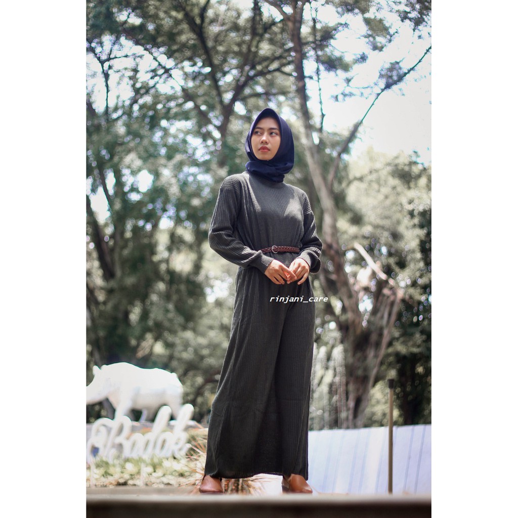 LONG DRESS / DRESS RAJUT / BOXY LONG DRESS / BAJU MUSLIM