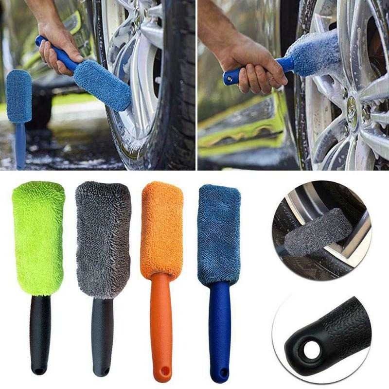 Sikat Microfiber Pembersih Velg Ban Mobil Serbaguna Wheel Rim Brush