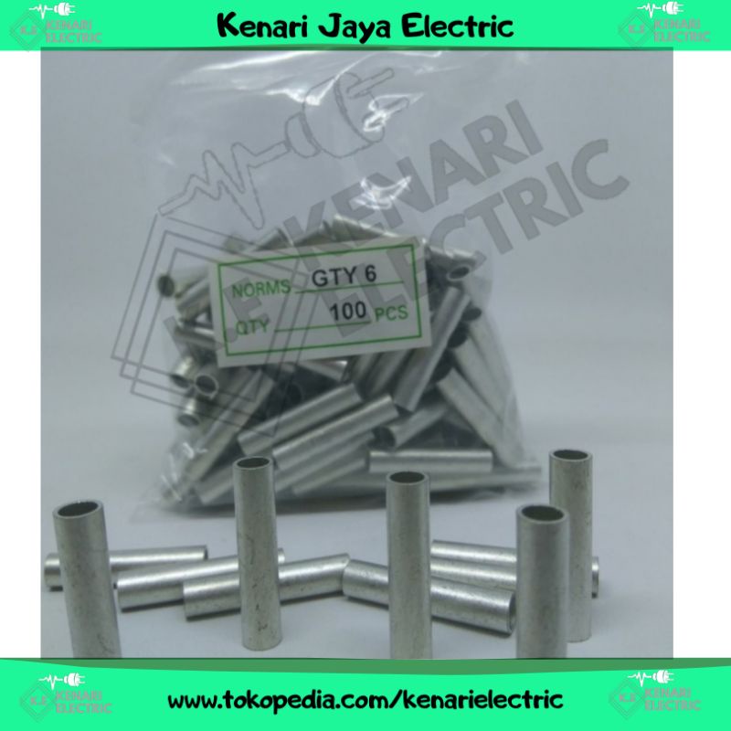 Scun Sok 6mm / Sock Skun 6mm / Scun L 6 mm / Skun verbending 6mm / Skun Sambung 6mm