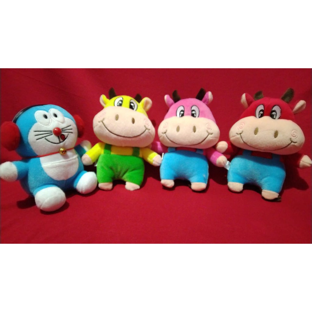 Boneka mainan sapi Boneka Doraemon Boneka Sapi boneka singa