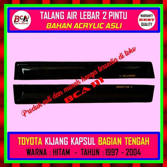 Star Talang Air Mobil Kijang Kapsul Toyota Model Lebar Gilaa