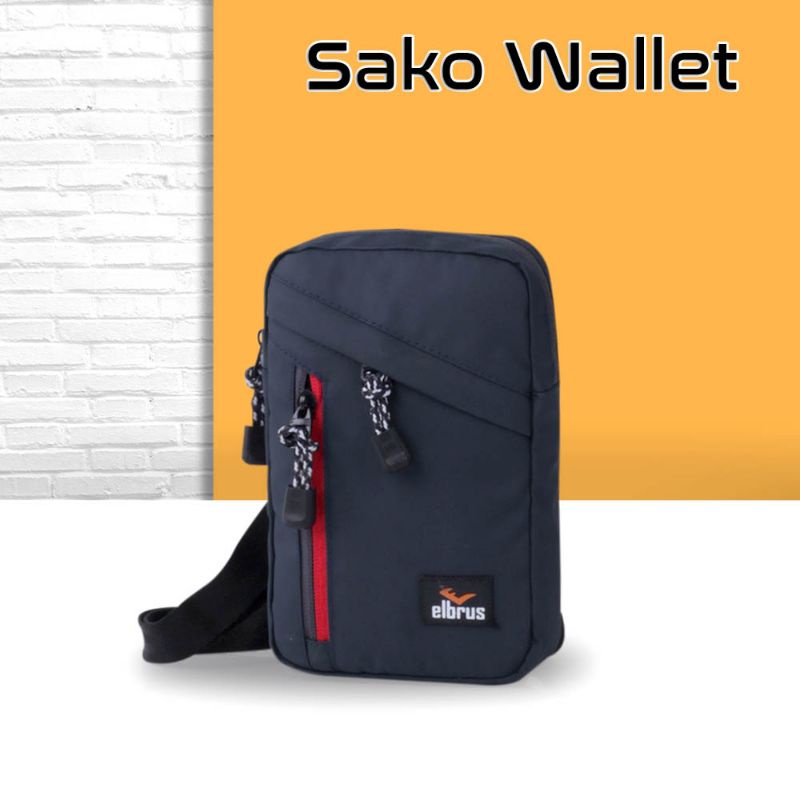 Tas Sako Wallet Terbaru Keren Multifungsi Pria Wanita Premium Material Tahan Air Waterproof | Tas Hp Handphone 6.67 Inch