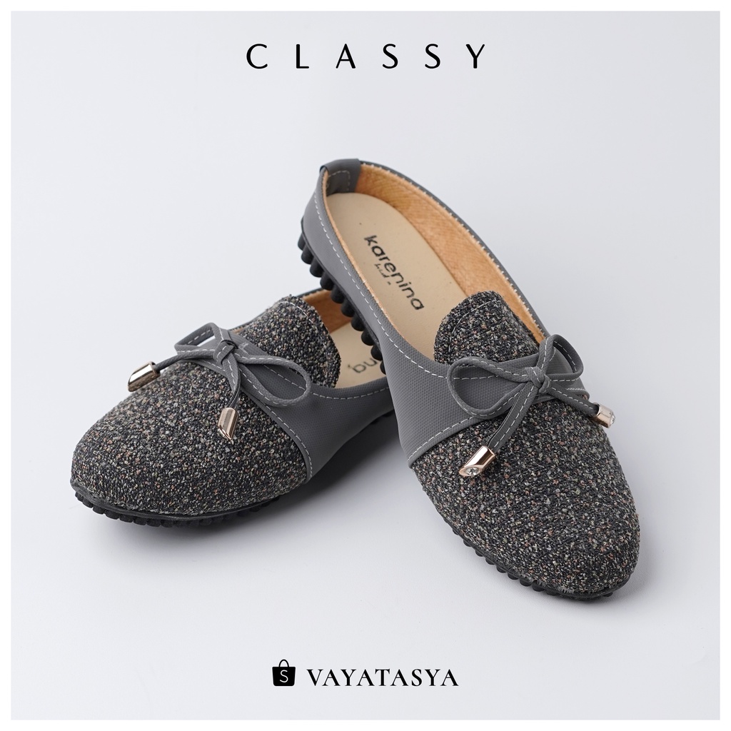 Vayatasya Karenina Classy Sepatu Slip on anak perempuan dan wanita dewasa usia 3 tahun sampai wanita dewasa