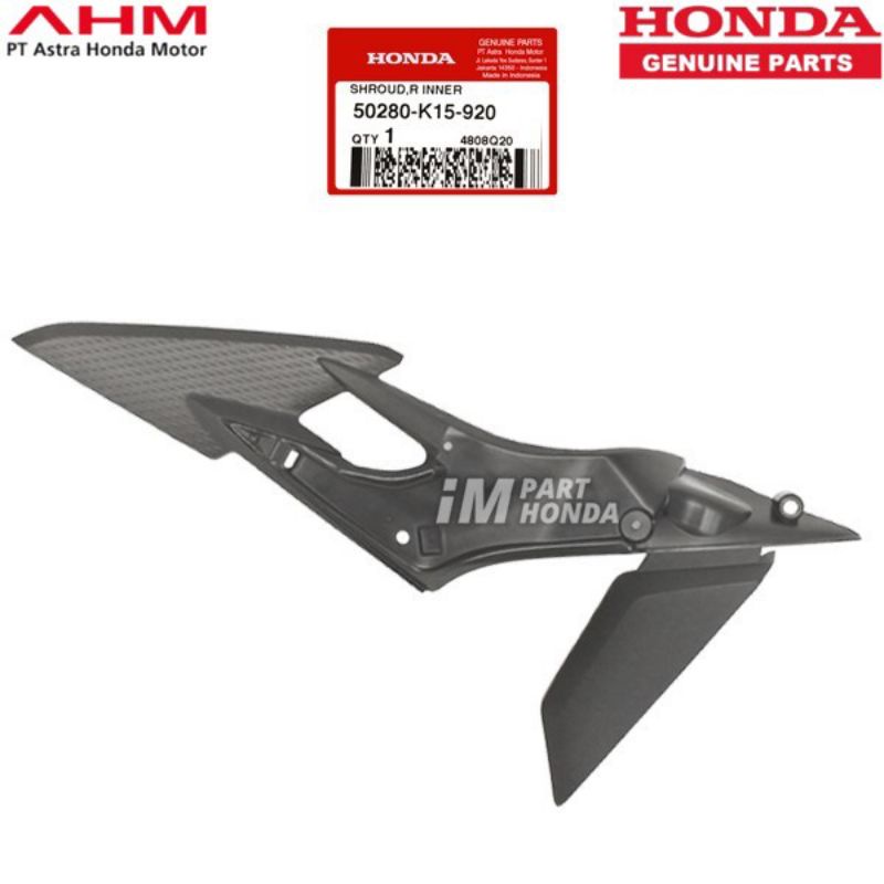 SHROUD R INNER HONDA CB150R STREETFIRE AMBUNGAN SAYAP KUPINGAN TANGKI DALAM KANAN CB150R LED ORI AHM