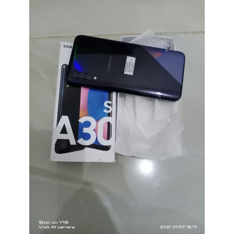 Hp SAMSUNG A30S HP SEKOND RAM 4/64 GB FULSRT NO HETSET MULUS #Hpmurah