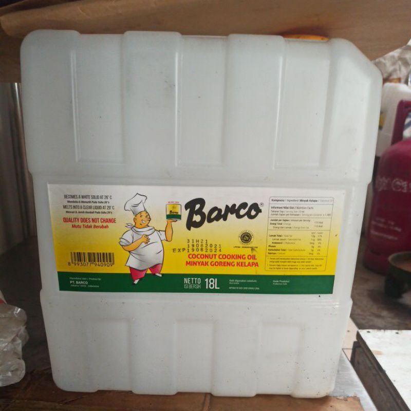 jerigen minyak barco kosong 18l untuk penyimpanan air