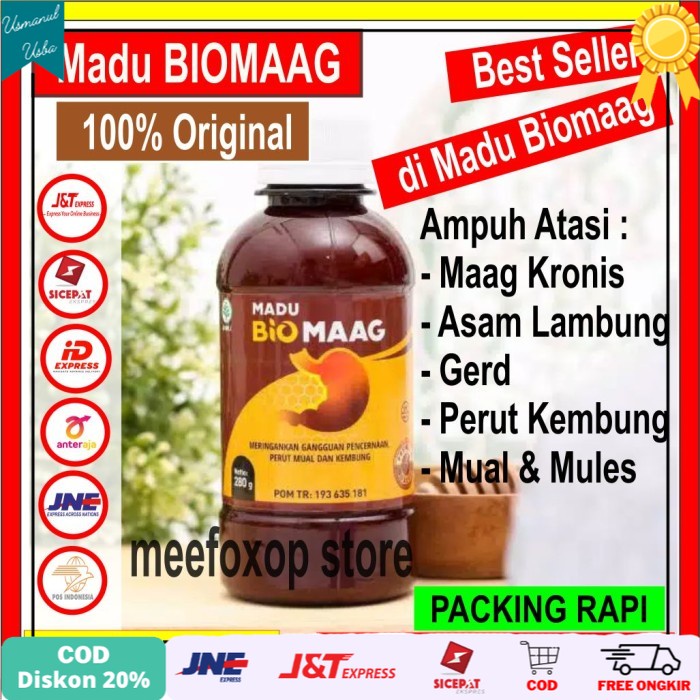 

◾COD◾ 100% ORI | MADU BIOMAAG UNTUK MAAG, ASAM LAMBUNG, GERD, PERUT KEMBUNG