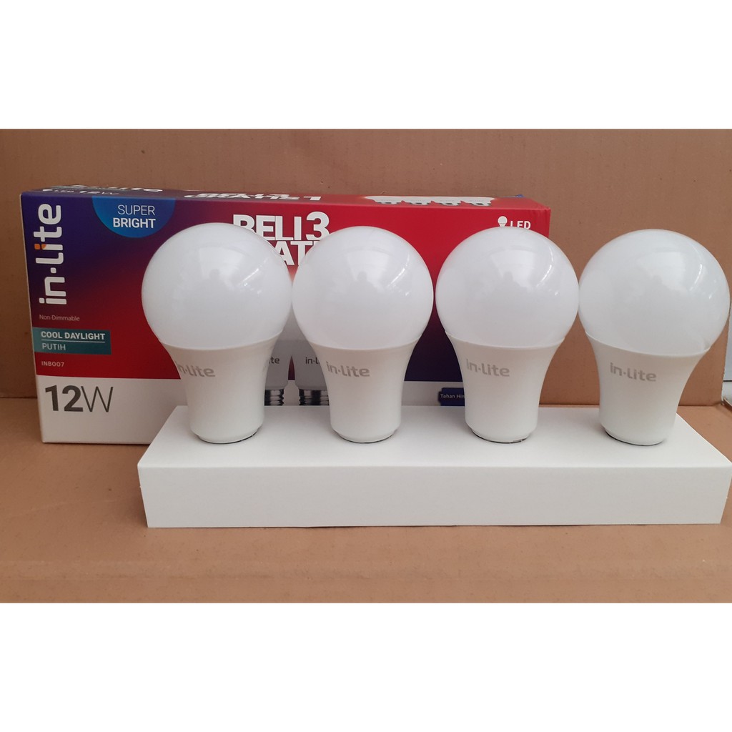 Lampu LED Inlite 12 watt InLite BELI 3 GRATIS 1