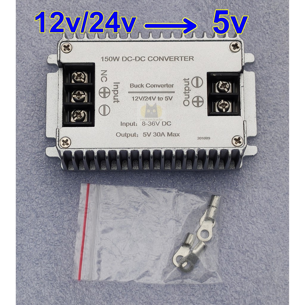 Step down 12V 24V to 5V 30A DC StepDown Converter 150w maks input 36v