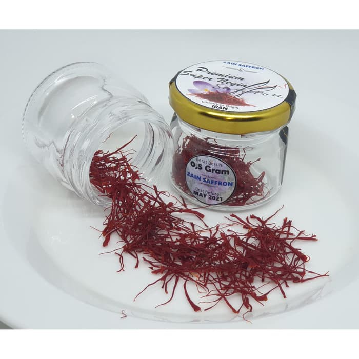 

SAFFRON IRAN PREMIUM SUPER NEGIN GRADE TERTINGGI 05 GRAM SAFRON