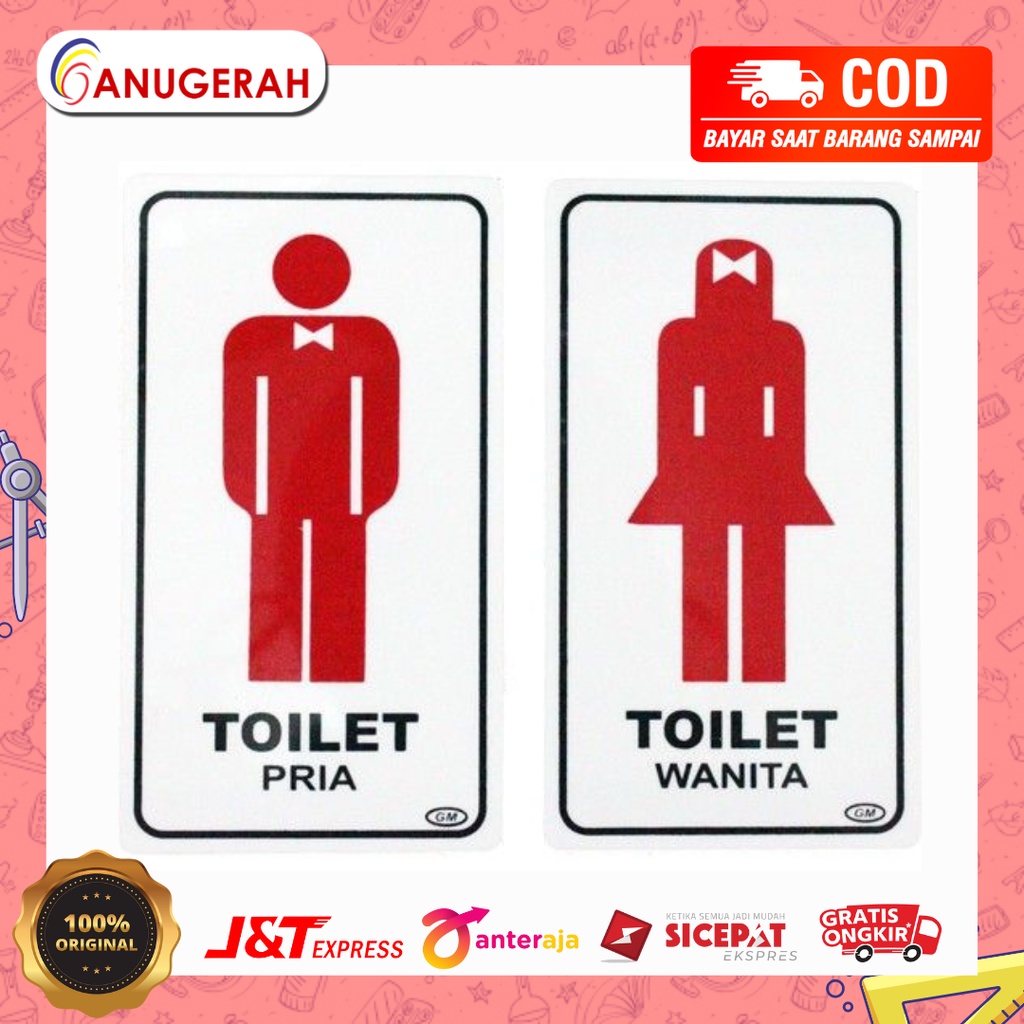 

LABEL GM-305 TOILET PRIA / WANITA