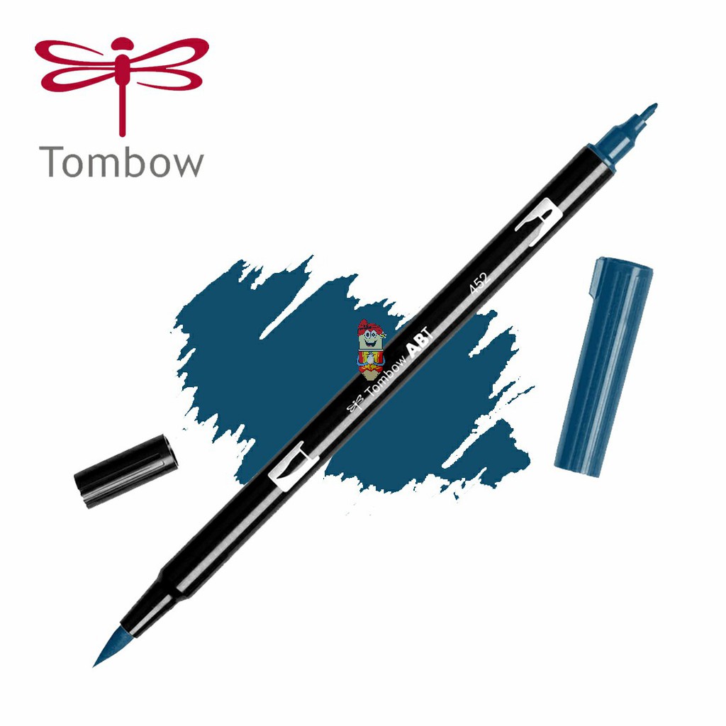 

Dual brush pen Tombow Art Marker ABT 452 Process Blue