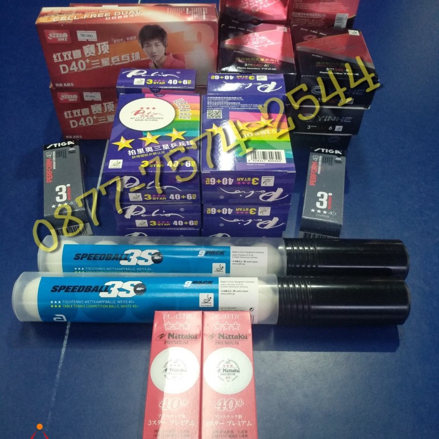 BOLA PINGPONG TENIS MEJA PALIO ABS SEAMLESS TANPA SAMBUNGAN
