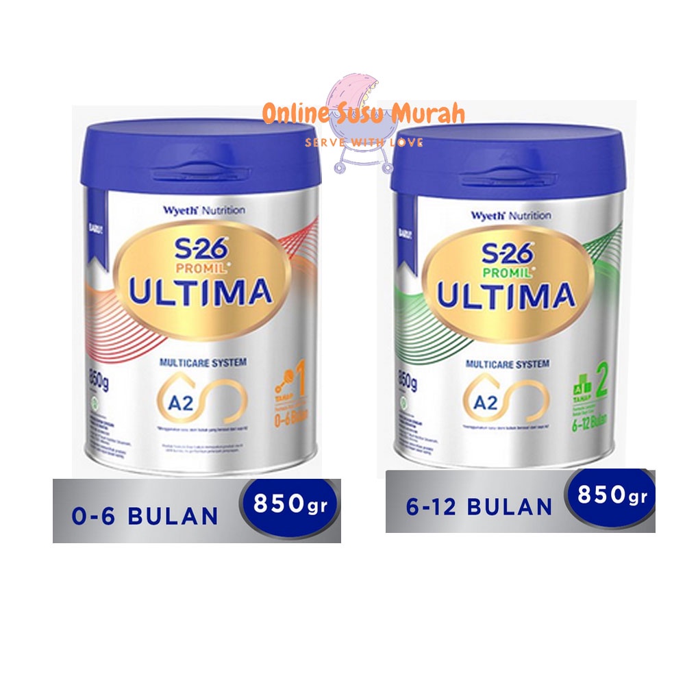 S26 PROMIL ULTIMA Tahap 1 dan 2 850 gr