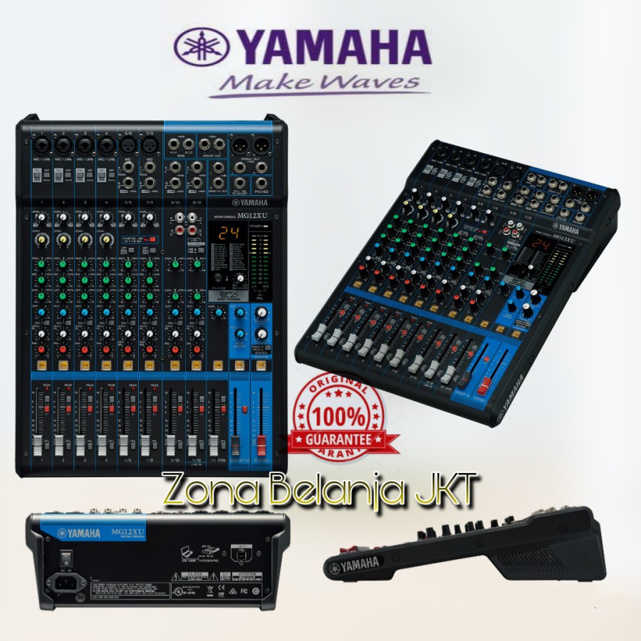 Mixer Audio Yamaha MG12XU 12 Channel Garansi Resmi Original