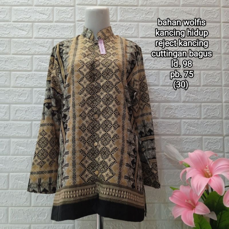 PRELOVED BAJU BATIK WANITA / (PART 1) / PL ATASAN BATIK WANITA / BAJU BEKAS-45