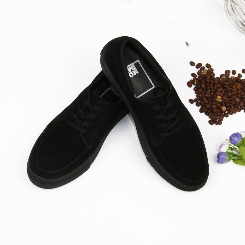Garp Black | Sepatu Vintage Klasik Sporty Pria/Cowok/Men - Derby Original Footwear | FORIND x Monday