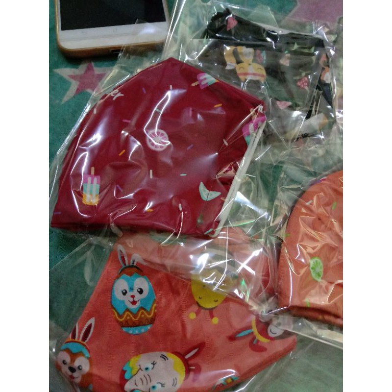 Masker Anak 2lapis/ Masker Kain Bahan Katun Jepang