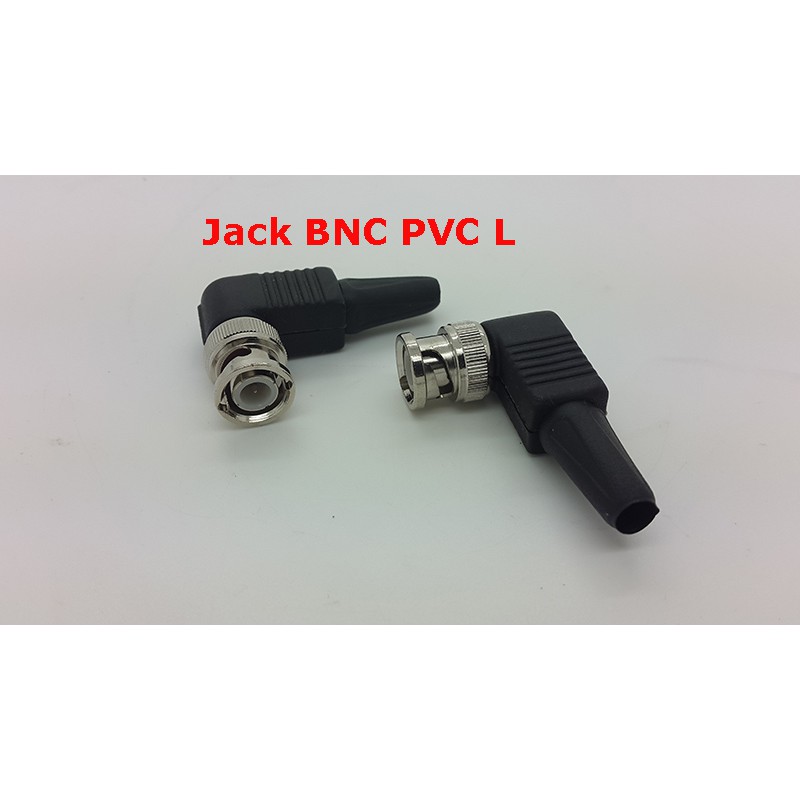 Jack BNC male PVC model L