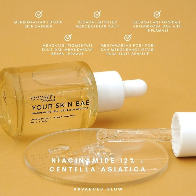 Avoskin Your Skin Bae Niacinamide Centella Asiatica Serum