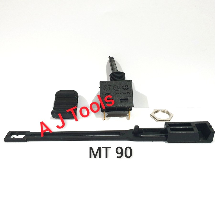 SWITCH / SAKLAR + LEVER & KNOB GERINDA MT90 MAKTEC MT 90 SET